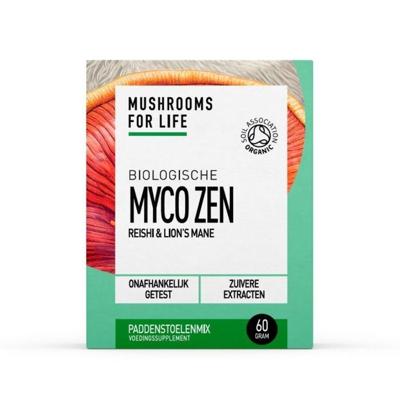 Mushrooms for Life Myco zen poeder bio 60 Gram