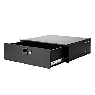 Adam Hall 19 inch racklade staal met slot 3 HE
