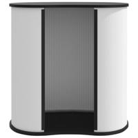 Beursbalie inklapbaar 90x48x93 cm bewerkt hout - thumbnail