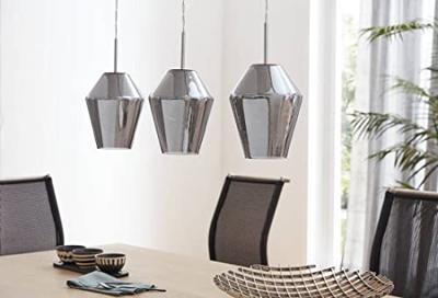 Eglo HanglampMurmillo 3-lichts chroom met smoke - 96774