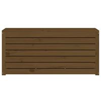 Tuinbox 101x50,5x46,5 cm massief grenenhout honingbruin - thumbnail