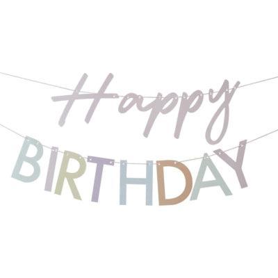 Ginger Ray slinger happy birthday 3 meter | 20 stuks