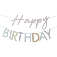 Ginger Ray slinger happy birthday 3 meter | 20 stuks - thumbnail