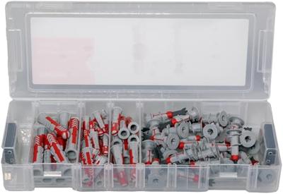Fischer 560098 MiniFixTainer DuoLine Bevestigingsset 77 stuk(s)