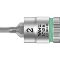 Wera 8740 A Zyklop Bit/dop-combinatie met Vasthoudfunctie met 1/4" Aandrijving, 2,0 x 28 mm - 1 stuk(s) - 05003330001 - thumbnail