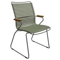 Houe Click Dining Tall tuinstoel Olive Green - thumbnail