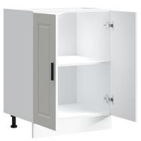 Keuken hoekonderkast "Porto" bewerkt hout bruin eikenkleur - thumbnail