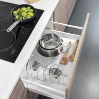 Metaltex Cricket Dekselhouder 34x15x18 cm Zilver - thumbnail