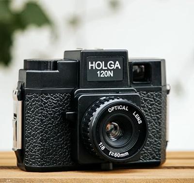Holga 120N rolfilm camera optical glas lens