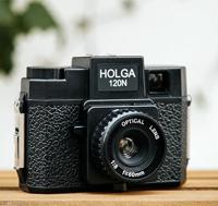 Holga 120N rolfilm camera optical glas lens - thumbnail