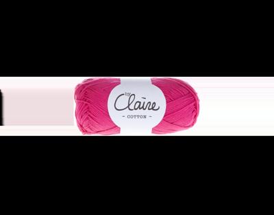 byClaire cotton 009 bright pink - Haakgaren / Breigaren