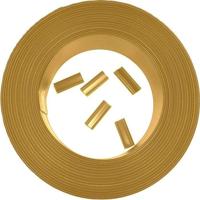 Privacy schermrol - NATUURLIJK - 48 mm x 50 m - Groen - Met 100 clips - thumbnail