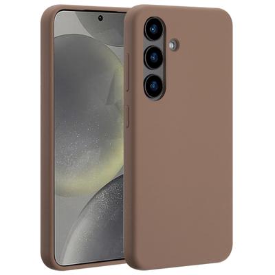Accezz Liquid Silicone Backcover met MagSafe voor Samsung Galaxy S24 Telefoonhoesje Bruin Accezz Liquid Silicone Backcover met MagSafe voor Samsung Galaxy S24 Telefoonhoesje Bruin