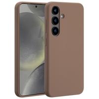 Accezz Liquid Silicone Backcover met MagSafe voor Samsung Galaxy S24 Telefoonhoesje Bruin - thumbnail