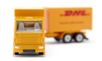 Siku DHL vrachtwagen met trailer 1694