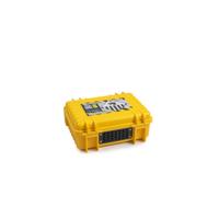 B & W International Transportkoffer voor accupacks BATTERY.CASE 908.08 (b x h x d) 270 x 215 x 105 mm Geel/zwart (reflecterend) PP.41.Y.908 - thumbnail