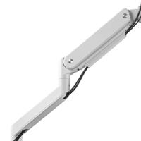 One For All Solid Single white Monitor-tafelbeugel 33 cm (13) - 88,9 cm (35) Wit In hoogte verstelbaar, Kantelbaar en roteerbaar, Zwenkbaar - thumbnail