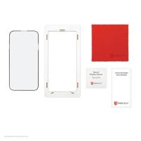 Displex Full Cover Tempered Glass (10H) for Apple iPhone 15 Plus/15 Pro Max, Eco Mounting Frame, Full Screen Cover, Tempered Glass, Scratch-Resistant Protective Film, Case-Friendly - thumbnail