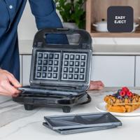 Tosti apparaat Black & Decker BXSA754E 750 W Zwart - thumbnail