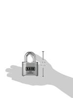 Kasp K11960D Hangslot Verschillend sluitend Zilver Cijferslot - thumbnail