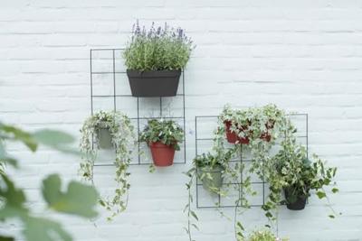 Elho Loft Urban wall single pot 15cm groen - thumbnail