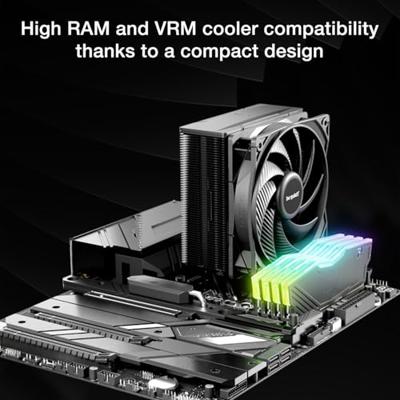 be quiet! Pure Rock 3 Black Processor Luchtkoeler 12 cm Zwart 1 stuk(s)