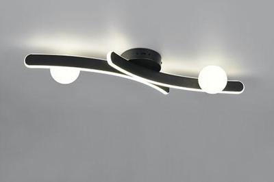 Trio Design plafondlampNapoli zwart - 637910232