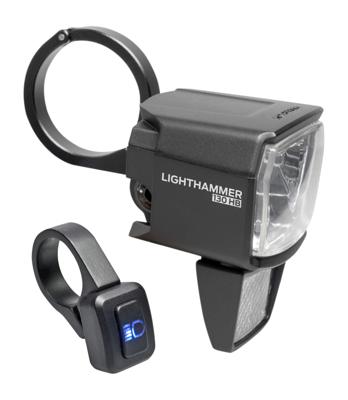 Trelock koplamp lighthammer ls 930-hb e-b 12v dc 130 lux Trelock koplamp lighthammer ls 930-hb e-b 12v dc 130 lux