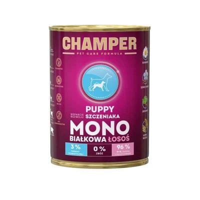 CHAMPER Puppy Monoprotein Salmon - natvoer voor honden - 400g