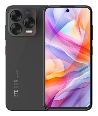 Smartphone ZTE Blade, V70 Vita, Stee, grijs, smartphone van 6,7 inch HD+ 120 Hz, 256 GB geheugen, 20 GB RAM (8 + 12 dynamische RAM), AI 50 MP-camera, Android 14, Fast Charge 22,5 W, NFC