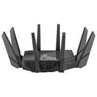 ASUS ROG Rapture GT-AXE16000 Quad-band WiFi 6E Extendable Gaming Router, 6GHz Band, 2.5G Port, Triple-level Game Acceleration, levenslange gratis netwerkbeveiliging, 4G / 5G Router vervanger - thumbnail