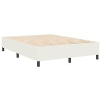 Platform bedframe Crème 160 x 200 cm Stof - thumbnail