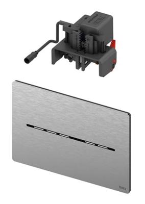 Bedieningsplaat Elektronisch TECE Solid Met Handsfree Bediening 12V Net - Geborsteld RVS - Anti-Fingerprint TECE Bedieningsplaat Elektronisch TECE Solid Met Handsfree Bediening 12V Net - Geborsteld RVS - Anti-Fingerprint TECE