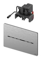 Bedieningsplaat Elektronisch TECE Solid Met Handsfree Bediening 12V Net - Geborsteld RVS - Anti-Fingerprint TECE - thumbnail