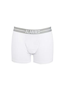Alan Red Underwear Boxershort Lasting WhiteTwo Pack