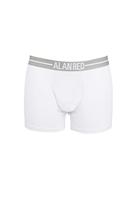 Alan Red Underwear Boxershort Lasting WhiteTwo Pack - thumbnail