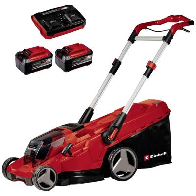Einhell Professional Power X-Change RASARRO 36/42 (2x5,2Ah) Accu-grasmaaier Accu Incl. Twincharger-oplader, Incl. 2 accus 18 V Snijbreedte max. 42 cm Geschikt Einhell Professional Power X-Change RASARRO 36/42 (2x5,2Ah) Accu-grasmaaier Accu Incl. Twincharger-oplader, Incl. 2 accus 18 V Snijbreedte max. 42 cm Geschikt