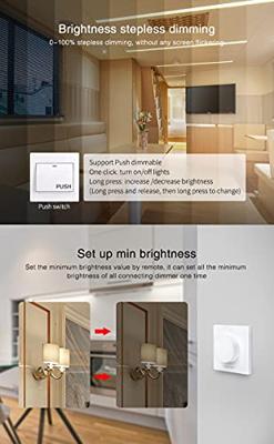 MiBoxer Dimmodule - AC 230V Triac RF+Push Dimmer - thumbnail