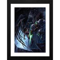 Starcraft Framed Print - Zeratul vs Kerrigan - thumbnail