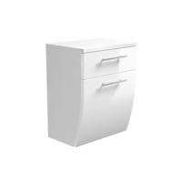 Lage badkamerkast Milan Wit - thumbnail