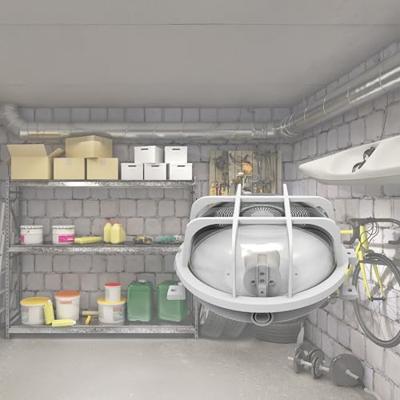 Müller-Licht Rund Lamp voor vochtige ruimte E27 Wit