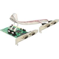 DeLOCK PCI Card 4x Serial interface kaart - thumbnail