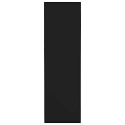 Wandschoenenkasten 4 st 60x18x60 cm bewerkt hout zwart