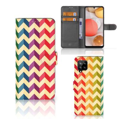 Samsung Galaxy A42 5G | Telefoon Hoesje | Zigzag Multi Color Samsung Galaxy A42 5G | Telefoon Hoesje | Zigzag Multi Color