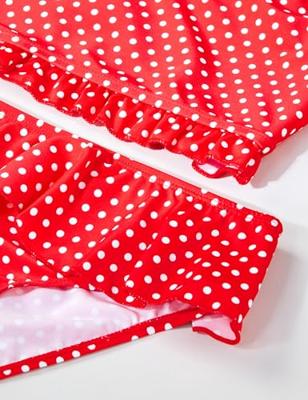 Playshoes bikini Stippen Rood Wit-146-152