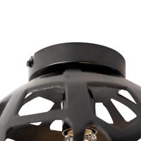 QAZQA Industriële plafondlamp zwart - Bobby - thumbnail