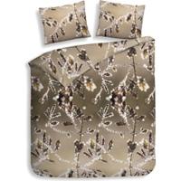 Heckett & Lane Heckett&Lane GOTS Isabelle Dekbedovertrek Taupe - thumbnail