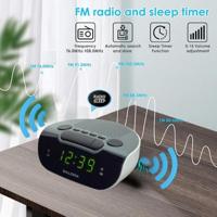 Salora CR612 Wekker radio Zwart - thumbnail