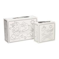 Wins Holland Kleur je eigen eenhoornkoffertjes , set van 2 - thumbnail