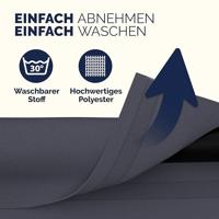 Kamerscherm Inklapbaar 180 x 163cm Antraciet - thumbnail